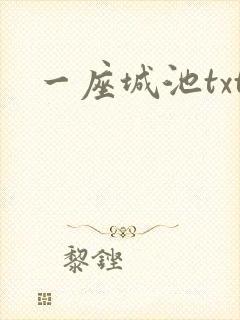 一座城池txt
