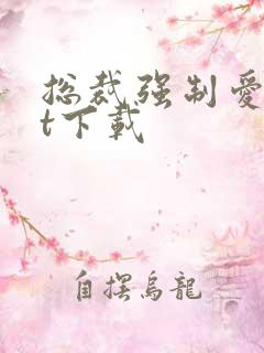 总裁强制爱txt下载