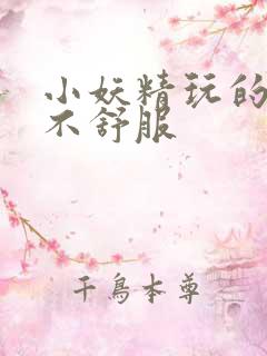 小妖精玩的你舒不舒服