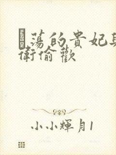 滛荡的贵妃与侍卫偷欢