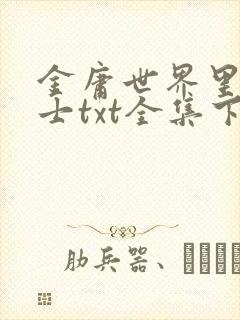 金庸世界里的道士txt全集下载