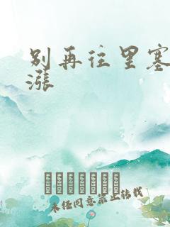 别再往里塞了好涨