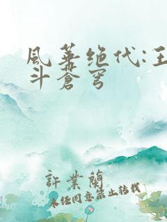 风华绝代:王妃斗苍穹