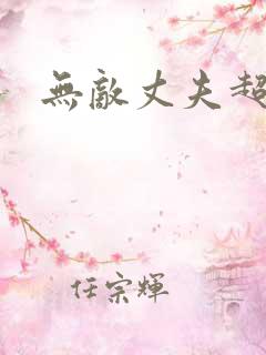 无敌丈夫超专情