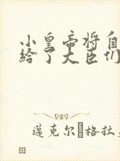 小皇帝将自己赏给了大臣们