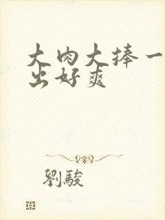 大肉大捧一进一出好爽