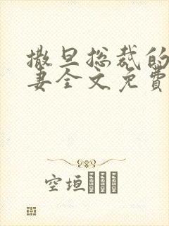 撒旦总裁的下堂妻全文免费阅读