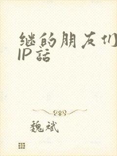 继的朋友们SVIP话