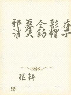 邪恶全彩存在感消失的帽子