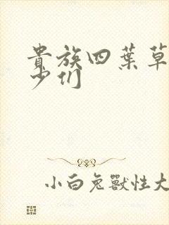 贵族四叶草的恶少们