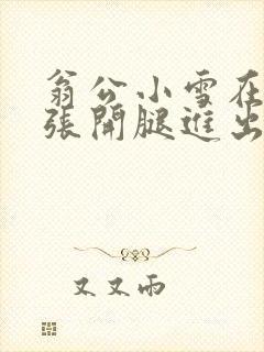 翁公小雪在厨房张开腿进出