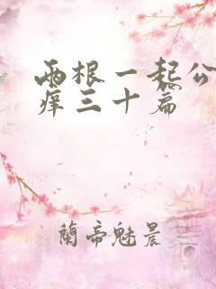 两根一起公憩止痒三十篇