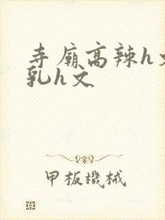寺庙高辣h文乱乳h文