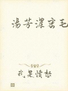 汤芳浓密毛下部