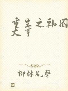 重生之韩国娱乐大亨