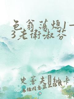 色翁荡熄1—13老卫淑芬