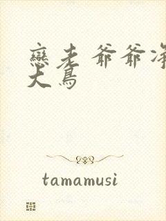 恋老 爷爷净身大鸟