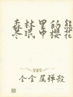 森林里的熊先生冬眠中樱花动漫