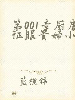 第001章厨房征服贵妇小说