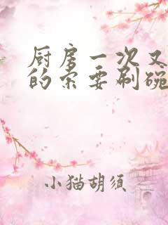 厨房一次又一次的索要刷碗小说