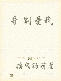 哥 别爱我