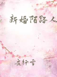新婚陌路人