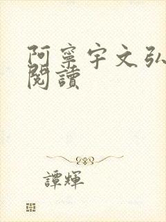 阿宁宇文弘免费阅读