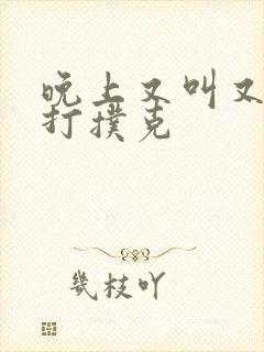 晚上又叫又疼的打扑克