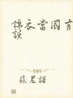 锦衣当国有声小说