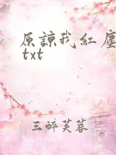 原谅我红尘颠倒 txt
