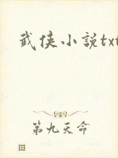 武侠小说txt