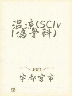 温凉(SC1v1伪骨科)