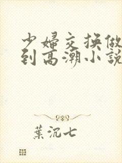 少妇交换做爰做到高潮小说