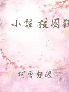 小说 校园狂少