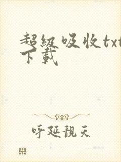 超级吸收txt下载