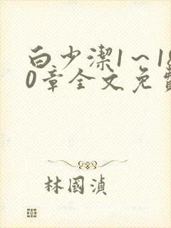 白少洁1～180章全文免费