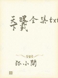 天眼全集txt下载