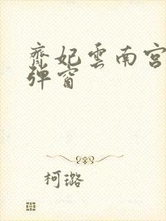 齐妃云南宫夜无弹窗