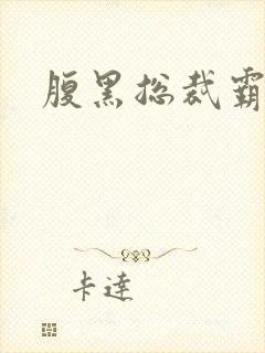 腹黑总裁霸道妻