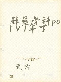 壁垒骨科pop1∨1年下