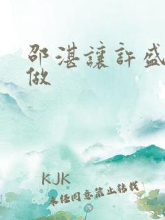 邵湛让许盛自己做