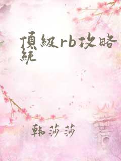 顶级rb攻略系统