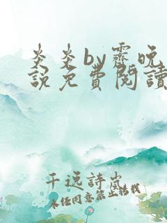 炎炎by霁晚小说免费阅读全文