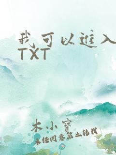 我可以进入你吗TXT