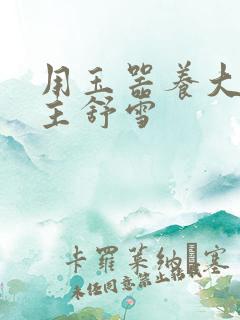 用玉器养大的公主舒雪