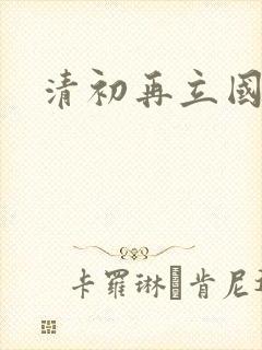 清初再立国