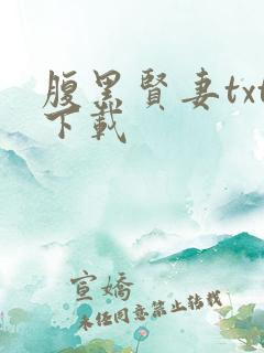 腹黑贤妻txt下载