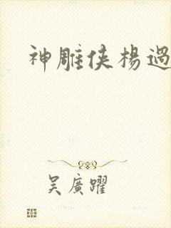 神雕侠杨过后传