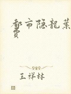 都市隐龙叶辰免费