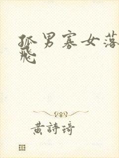 孤男寡女落瑛纷飞